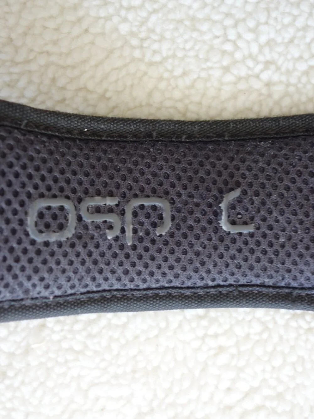 OSPREY Black & Lime Green Messenger Bag